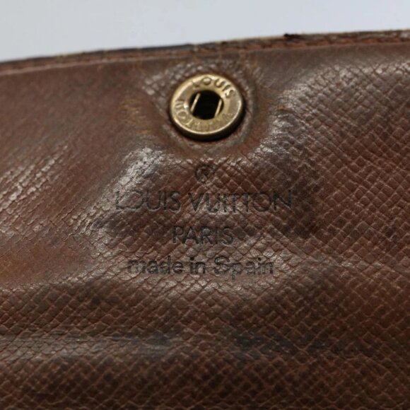LOUIS VUITTON Monogram Pochette Porte Monnaie Credit Wallet M61725 Auth 53296 - Picture 9 of 16
